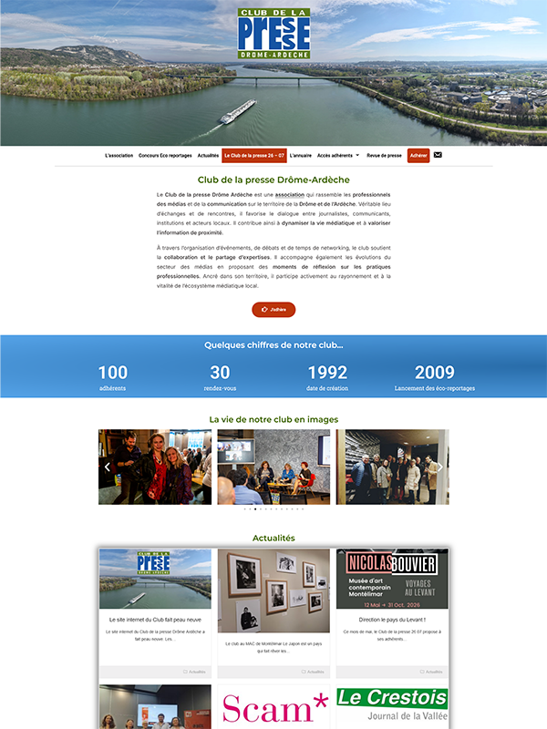 Hote-Line.fr - Création de site Internet - Club de la Presse Drôme - Ardèche